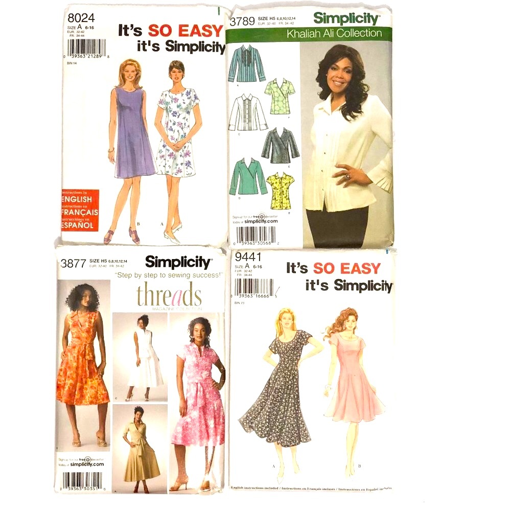 XS-M Sewing Pattern Bundle of 4